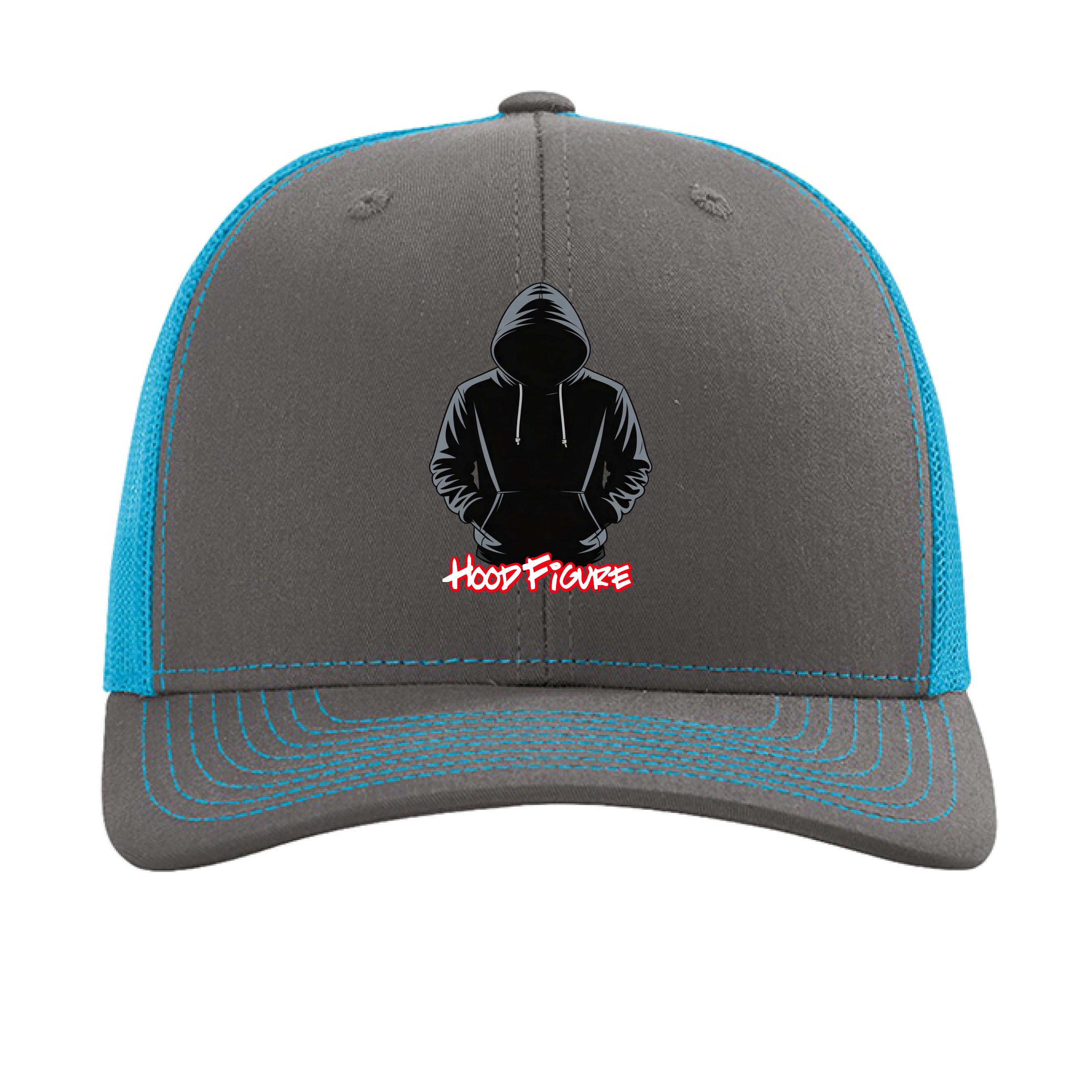 Charcoal/ Neon Blue - FRONT
